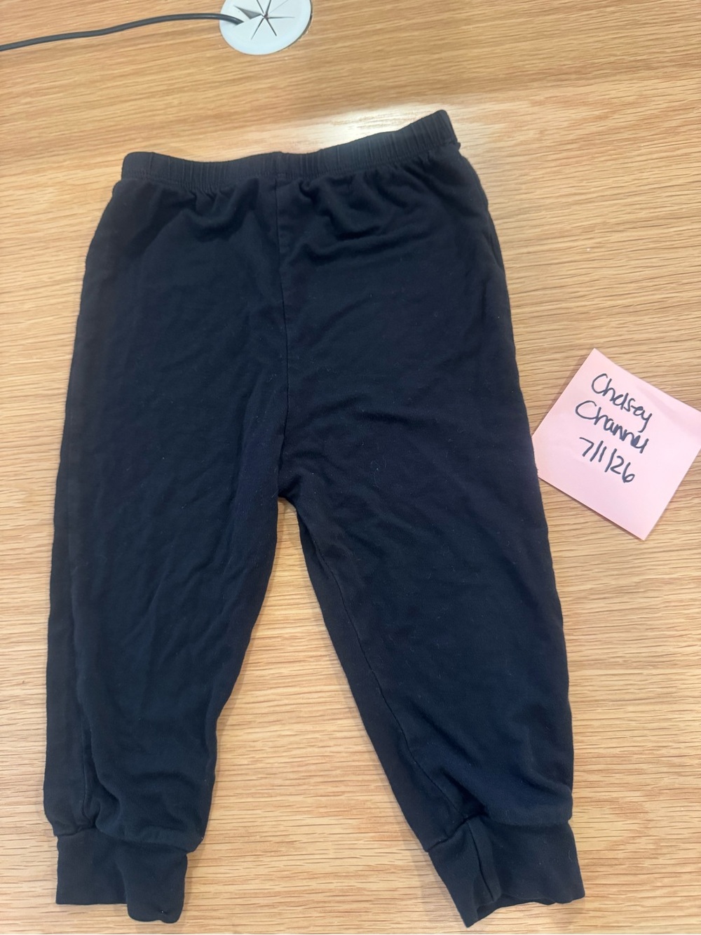 Kyte Baby Black Kids Jogger Pants - Classic Elastic Waist